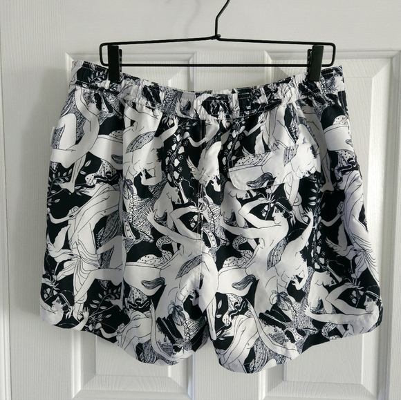 NWOT Onia X DVF Calder 6E Graphic Swim Shorts- Rare Print - Picture 2 of 10